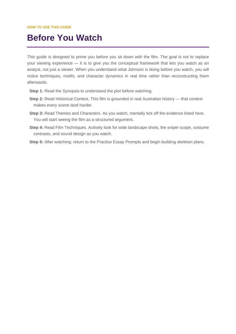 High Ground VCE study guide — page 2